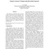 Integrity Assurance Technique Using Determinant Approach