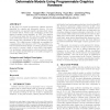 Interactive collision detection for complex and deformable models using programmable graphics hardware