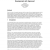 Interactive Component-Based Software Development with Espresso