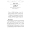 Interactive Selection of Visual Features through Reinforcement Learning