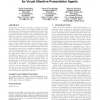 Interest estimation based on dynamic bayesian networks for visual attentive presentation agents