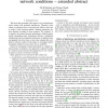 Interference Aware Route Optimization with Predicted Network Conditions - Extended Abstract