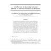 Interference in Learning Internal Models of Inverse Dynamics in Humans