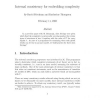 Internal consistency for embedding complexity