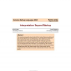 Interpretation Beyond Markup