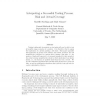 Interpreting a Successful Testing Process: Risk and Actual Coverage