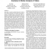 Invariance in motion analysis of videos