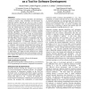 Investigating statistical machine learning as a tool for software development