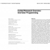 Invited research overview: end-user programming
