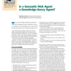 Is a Semantic Web Agent a Knowledge-Savvy Agent?