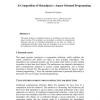 Is Composition of Metaobjects = Aspect Oriented Programming