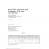 Issues in Distributed Control for ATM Networks