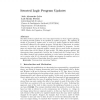 Iterated Logic Program Updates