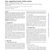 Jane: suggesting journals, finding experts