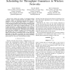 Joint Congestion Control and Distributed Scheduling for Throughput Guarantees in Wireless Networks