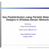 Key Predistribution Using Partially Balanced Designs in Wireless Sensor Networks