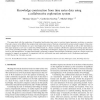 Knowledge construction from time series data using a collaborative exploration system