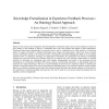 Knowledge formalization in experience feedback processes: An ontology-based approach
