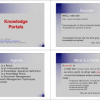 Knowledge Portals