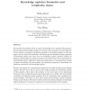 Knowledge updates: Semantics and complexity issues
