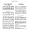 kT/C constrained optimization of power in pipeline ADCs