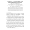Lag selection for regression models using high-dimensional mutual information