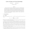 Lattice problems and norm embeddings