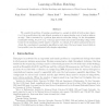 Learning a Hidden Matching