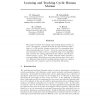 Learning and Tracking Cyclic Human Motion