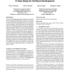 Learning from project history: a case study for software development