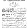 Learning Genetic and Gene Bayesian Networks with Hidden Variables: Bilayer Verification Algorithm