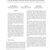 Learning Nonlinear Dynamic Models from Non-sequenced Data