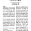 Learning nonstationary models of normal network traffic for detecting novel attacks
