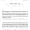 Learning to classify e-mail