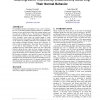 Learning users' interests by unobtrusively observing their normal behavior