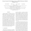 Lessons learned in developing a low-cost high performance medical imaging cluster