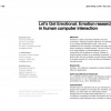 Let's get emotional: emotion research in human computer interaction