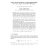 Lifting Integer Variables in Minimal Inequalities Corresponding to Lattice-Free Triangles