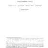 Linear Consistency Testing
