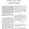 Linear Dispersion for Single-Carrier Communications in Frequency Selective Channels
