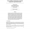 Linear Multilayer Independent Component Analysis for Large Natural Scenes