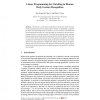 Linear Programming for Matching in Human Body Gesture Recognition