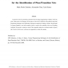 Linear programming techniques for the identification of place/transition nets