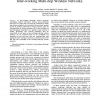 Link and Route Availability for Inter-working Multi-hop Wireless Networks