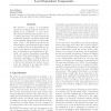 Local dependent components