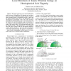 Local Minimum of Elastic Potential Energy on Hemispherical Soft Fingertip