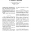Localization in Wireless Sensor Networks: A Probabilistic Approach