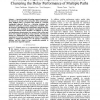 Locating Congested Segments on the Internet by Clustering the Delay Performance of Multiple Paths