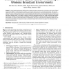 Location-Based Spatial Query Processing in Wireless Broadcast Environments