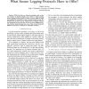 Log Data as Digital Evidence: What Secure Logging Protocols Have to Offer?